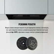 Витяжка PERFELLI NUOVA 6PWRBM NERO