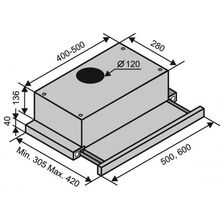 Вытяжка VENTOLUX GARDA 60 WH (450)