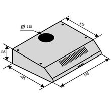 Витяжка VENTOLUX PARMA 60 INOX
