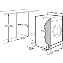 Вбудована пральна машина ELECTROLUX EWG147540W