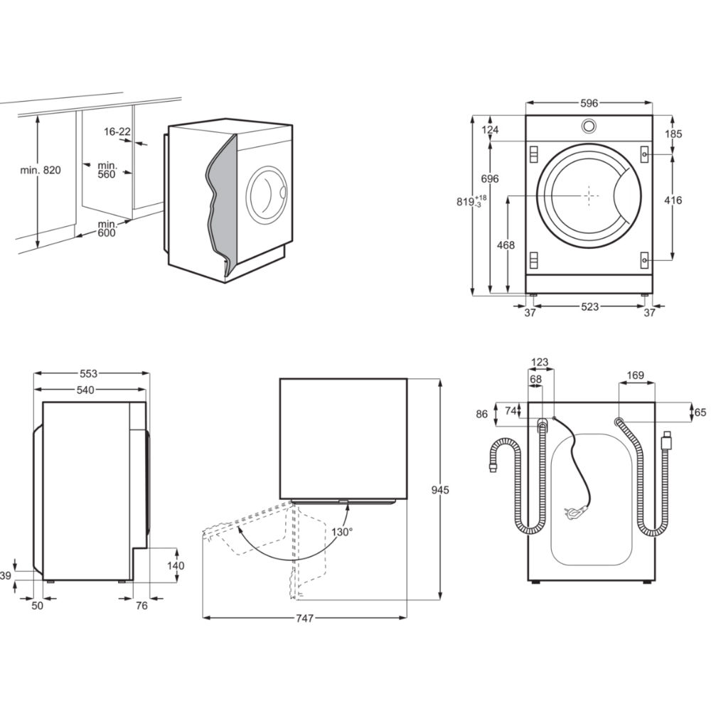 В интернет магазине Встраиваемая стиральная машина ELECTROLUX EW7W3R68SI