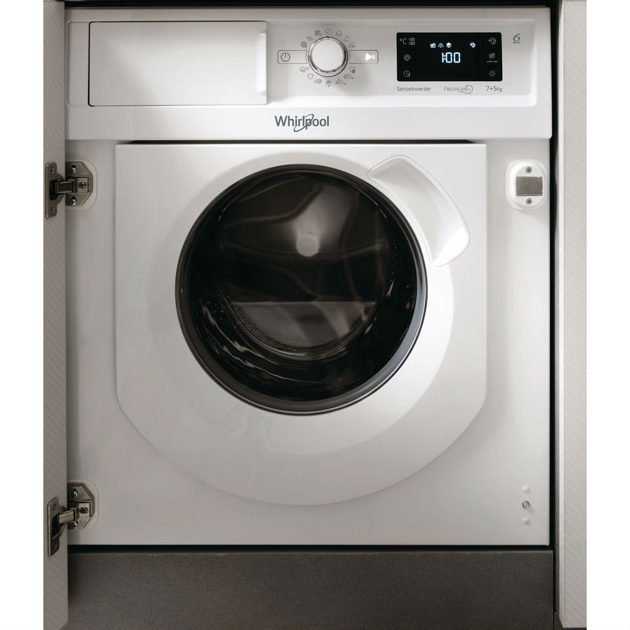 Акція на Встраиваемая стиральная машина WHIRLPOOL WDWG75148EU від Foxtrot