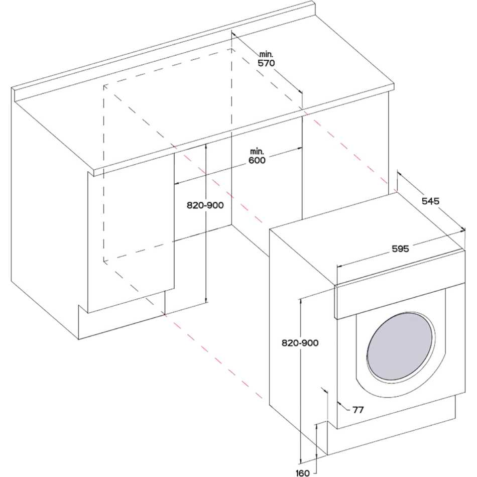 Встраиваемая стиральная машина WHIRLPOOL WMWG71484E Тип машины автоматическая