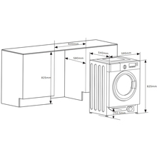 Вбудована пральна машина INTERLINE WM 714016 PB Steam