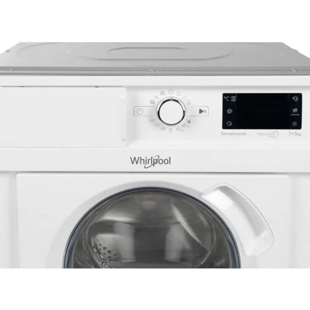 Встраиваемая стирально-сушильная машина WHIRLPOOL BI WDWG 75148 UA Класс стирки A
