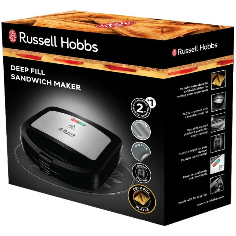 Бутербродниця RUSSELL HOBBS 24530-56 Точна установка температури False