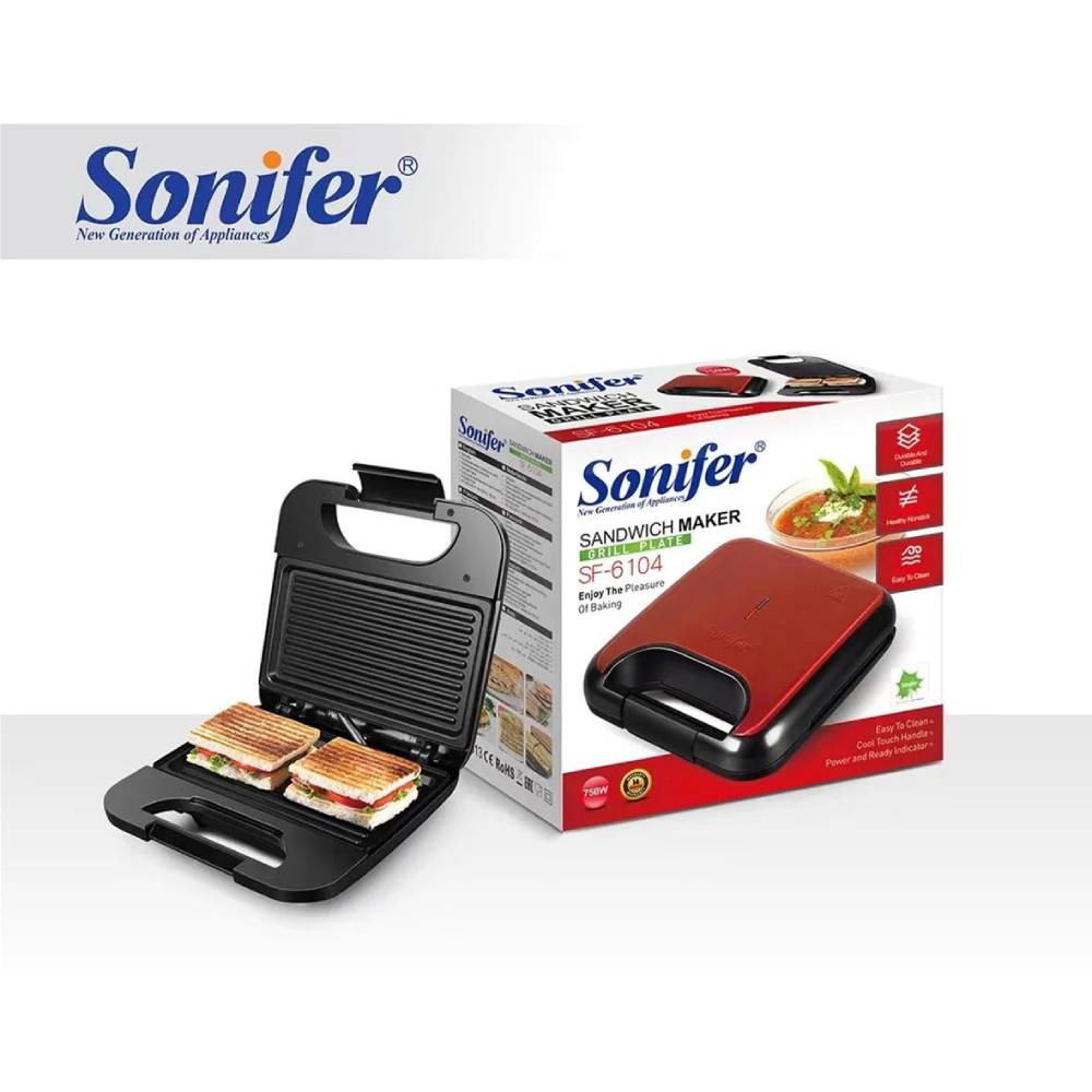 Зовнішній вигляд Бутербродниця SONIFER SF-6104 Red