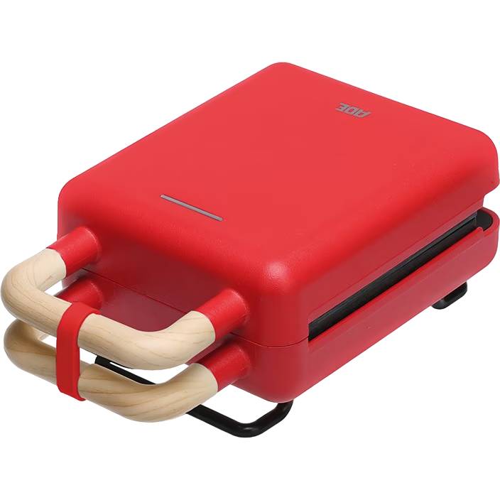 Вафельниця ADE 2 в 1 Red (KG2138-2) Потужність 600