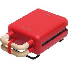 Вафельниця ADE 2 в 1 Red (KG2138-2)