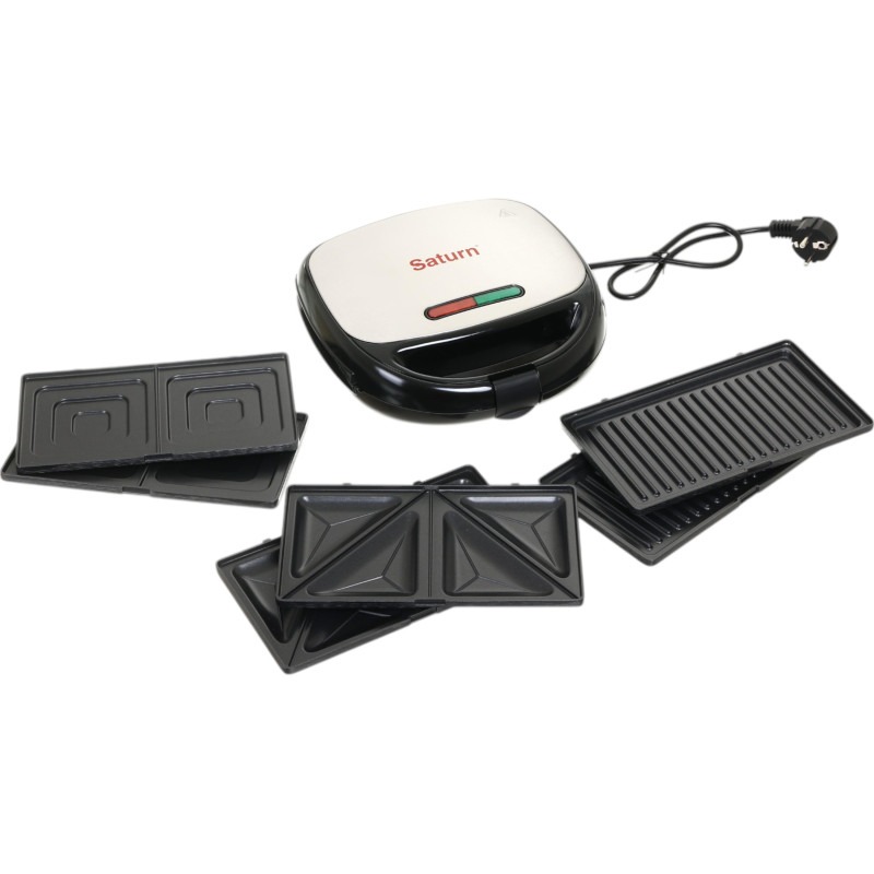 Бутербродница SATURN ST-EC1153_ 4 IN 1 Тип бутербродов треугольные