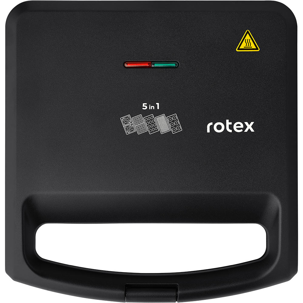 Бутербродница ROTEX RSM225-B Дополнительно Нескользящие ножки; Замок на ручке; Длина кабеля 0.75 м