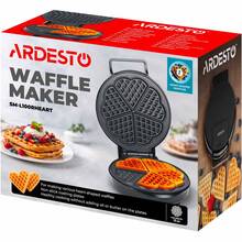 Вафельниця ARDESTO SM-L100RHEART Black