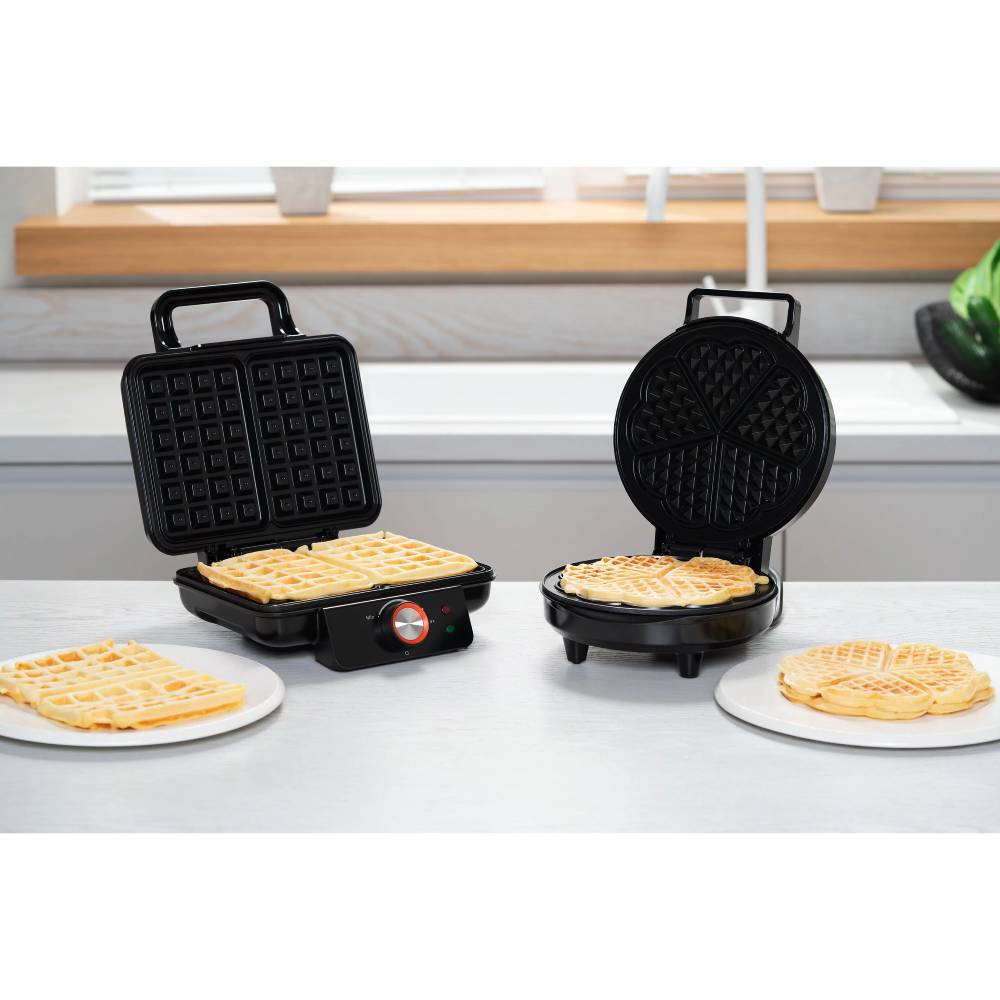 Зображення Вафельниця ARDESTO SM-L100RHEART Black