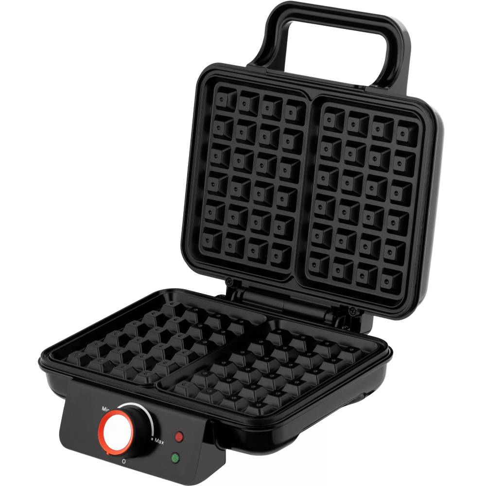 Вафельниця ARDESTO SM-L100LWAFFLE Black Додатково Захист від перегріву; горизонтальне/вертикальне зберігання приладу; термостат; регулювання температури: 145-225 °С;