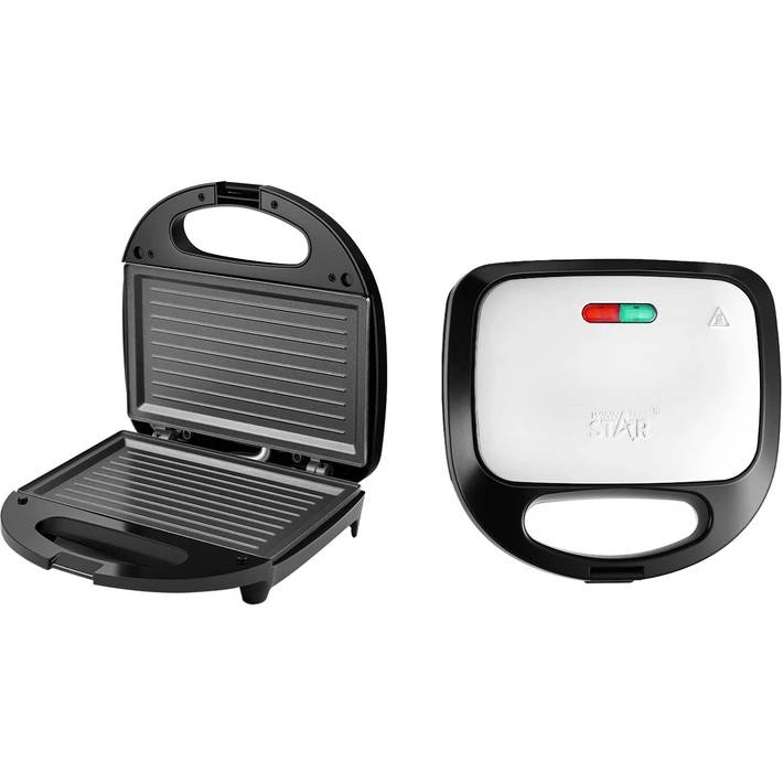 Бутербродниця WINNINGSTAR ST-9370-T Black/Silver (WNNGS-ST-9370-T-BKSL) Розмір 22 х 23 х 7.4