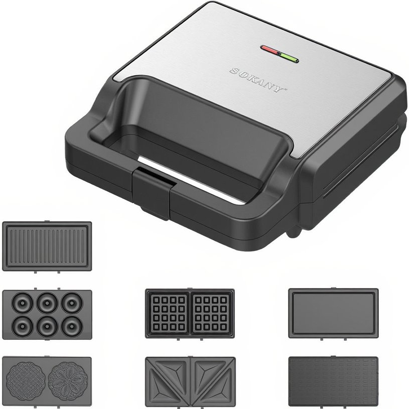 Мультимейкер SOKANY SK-08137 Тип бутербродів трикутні