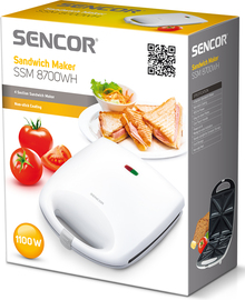 Бутербродниця SENCOR SSM8700WH