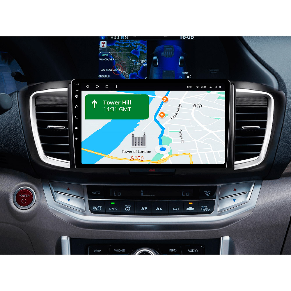 Автомагнітола GAZER T6010-CR PRO MAX для Honda Accord 9 (CR) 2012-2018 Додатково CarPlay; Android Auto; Мікрофон; Голосове керування; 4G (LTE); 3G; GPS модуль; ОЗУ: 6 Гб, Вбудована пам'ять: 128 Гб; Розділення екрану; Швидке пробудження; Голосове керування; Підтримка IPAS; Підтримка PDC; Підтримка TPMS