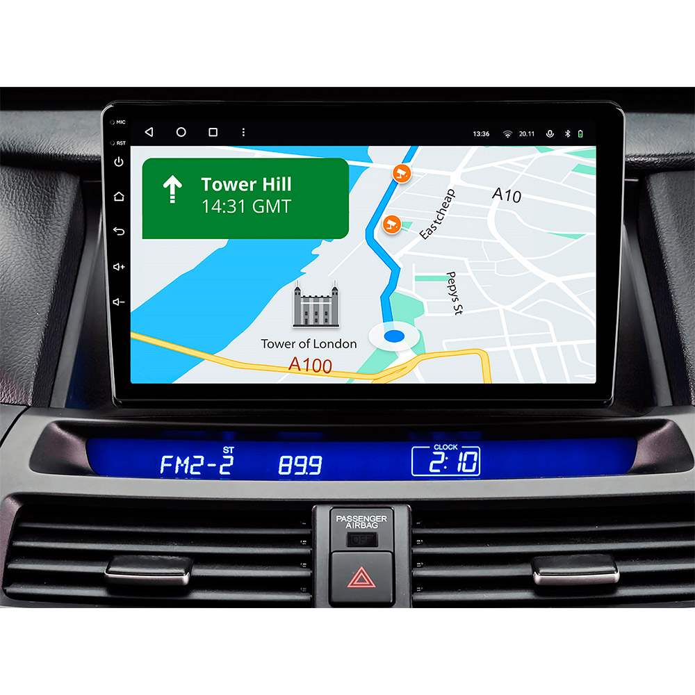 Автомагнитола GAZER T6010-TF1 PRO MAX для Honda Crosstour 1 (TF) 2009-2015 Дополнительно CarPlay; Android Auto; Микрофон; Голосовое управление; 4G (LTE); 3G; GPS-модуль; ОЗУ: 6 Гб, Встроенная память: 128 Гб; Разделение экрана; Быстрое пробуждение; Голосовое управление; Поддержка IPAS; Поддержка PDC; Поддержка TPMS