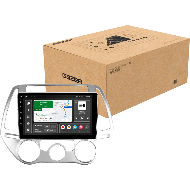 Изображение Автомагнитола GAZER T6009-PB PRO MAX (39657)