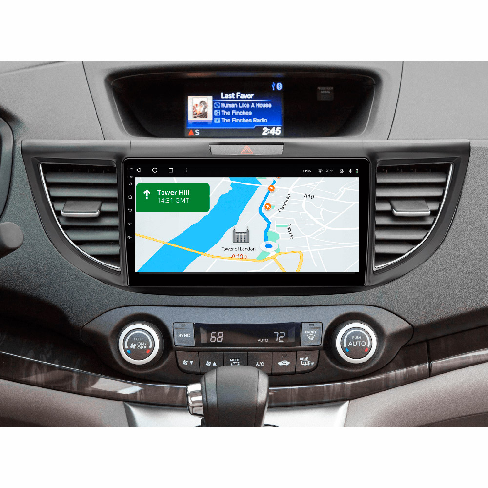 Автомагнітола GAZER T6009-RD4 PRO MAX для Honda CR-V 2 2001-2006 Додатково CarPlay; Android Auto; Мікрофон; Голосове керування; 4G (LTE); 3G; GPS модуль; ОЗУ: 6 Гб, Вбудована пам'ять: 128 Гб; Розділення екрану; Швидке пробудження; Голосове керування; Підтримка IPAS; Підтримка PDC; Підтримка TPMS