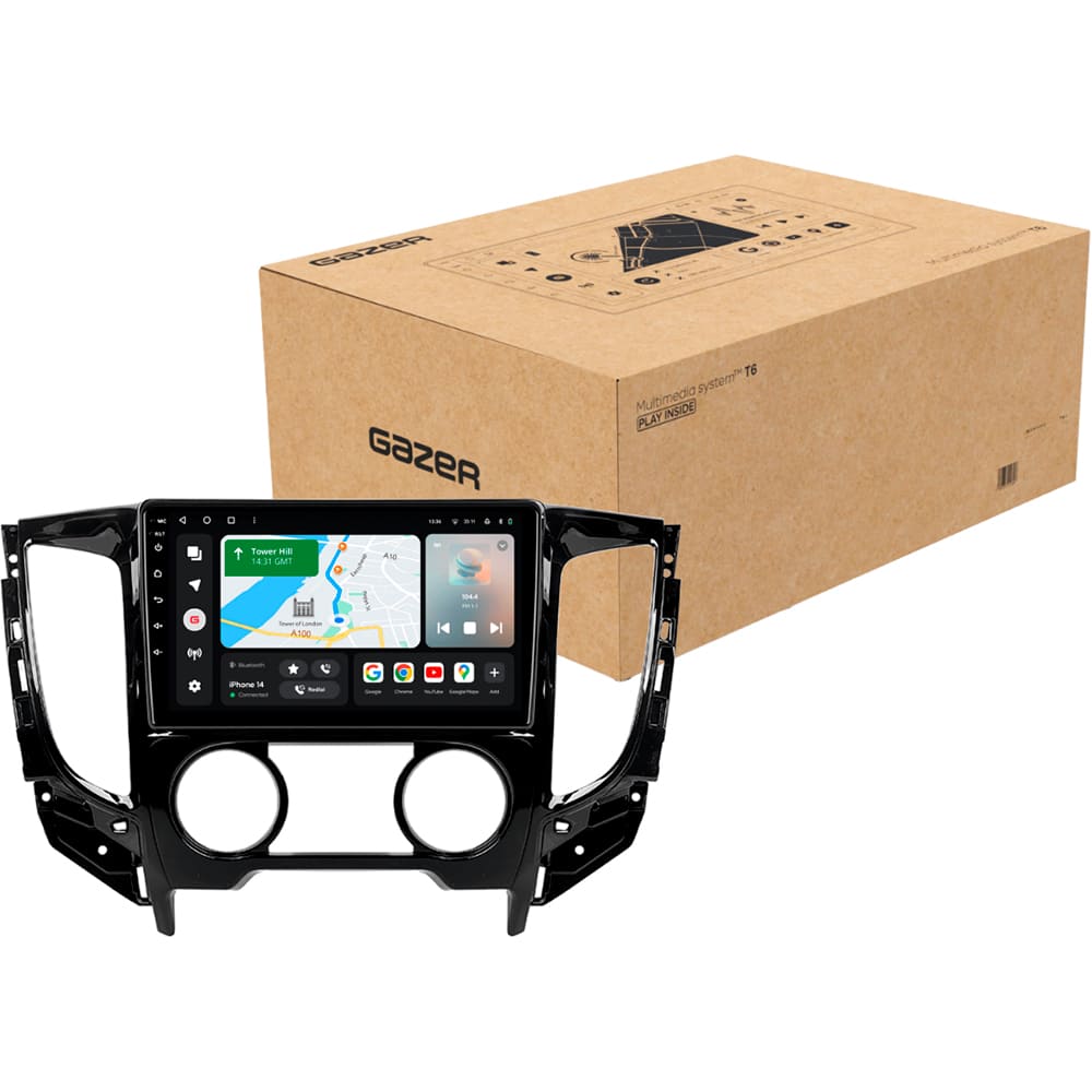 Автомагнитола GAZER T6009-KJ PRO MAX (42651) Дополнительно CarPlay; Android Auto; Микрофон; Голосовое управление; 4G (LTE); 3G; GPS-модуль; ОЗУ: 6 Гб, Встроенная память: 128 Гб; Разделение экрана; Быстрое пробуждение; Поддержка IPAS; Поддержка PDC; Поддержка TPMS