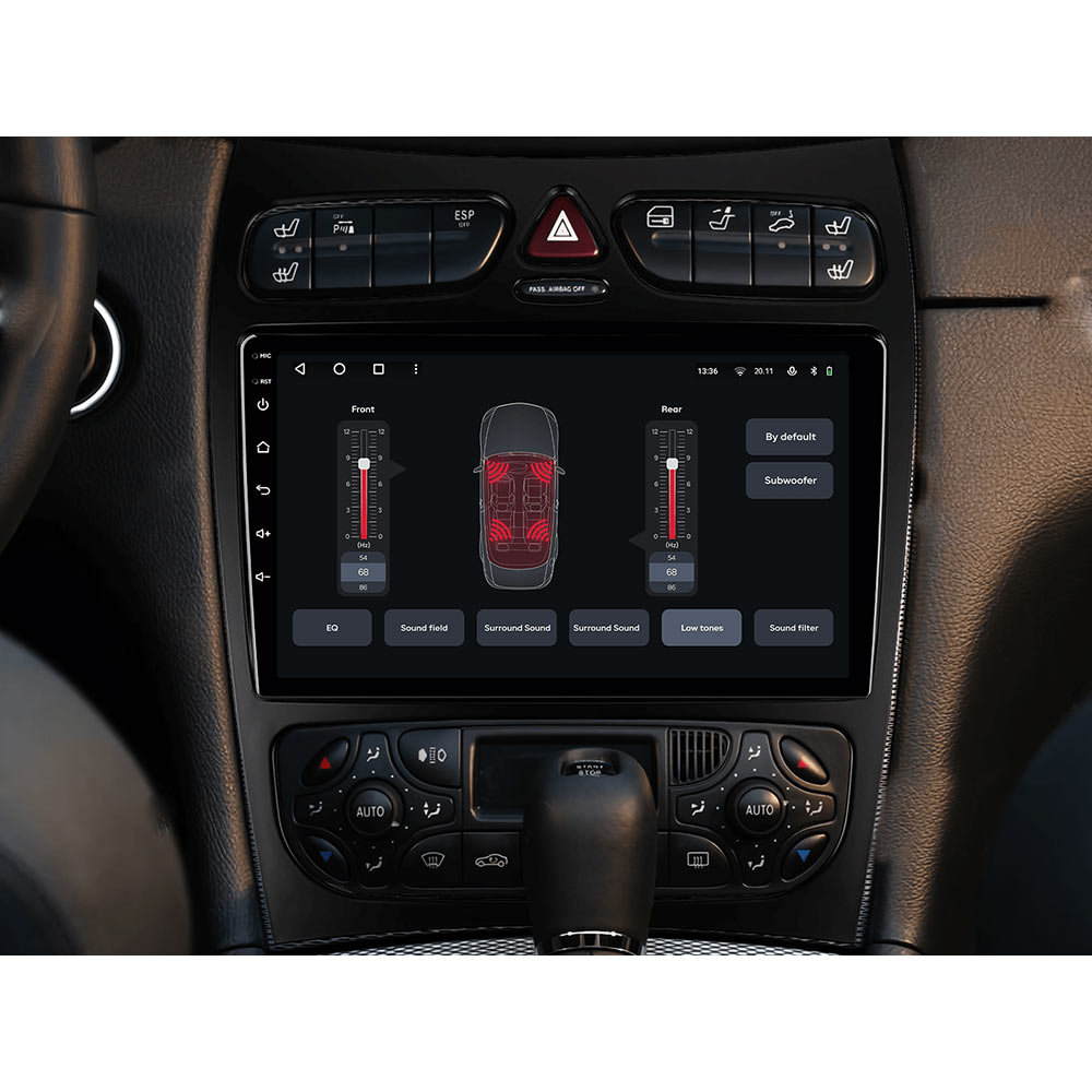 Зовнішній вигляд Автомагнітола GAZER T6009-C209 PRO MAX для Mercedes-Benz CLK-Class (C209, A209) 2002-2005 (42267)