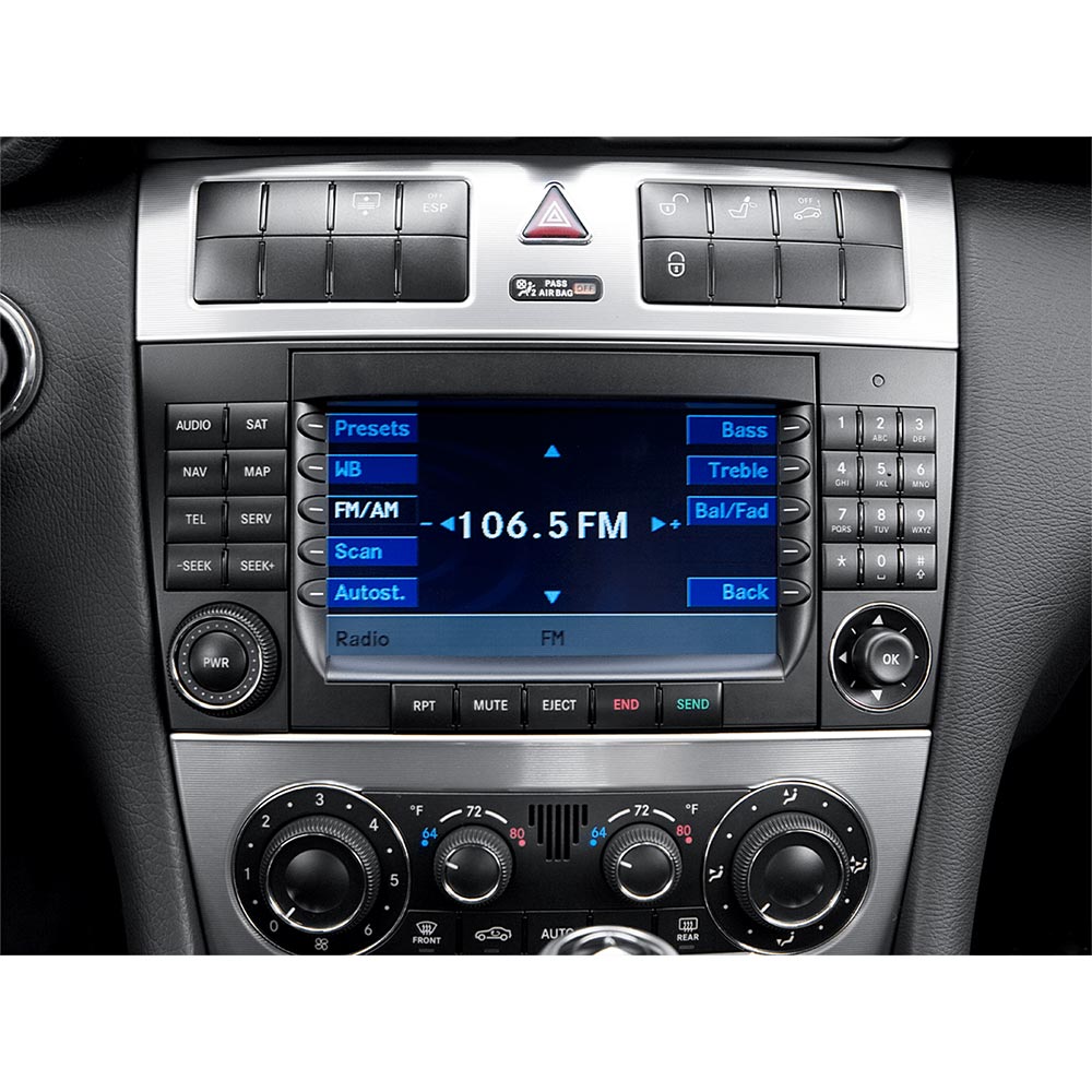 Зображення Автомагнітола GAZER T6009-W203F PRO MAX для Mercedes-Benz C-Class W203, CL203, A209, C209 (42258)