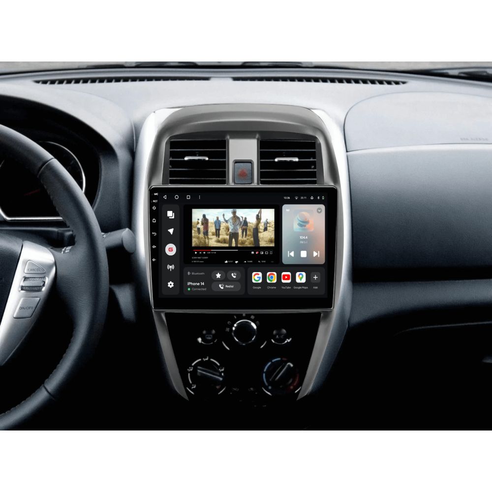 Зовнішній вигляд Автомагнітола GAZER T6010-C17F PRO MAX для Nissan Sunny 2014-2016 (42810)
