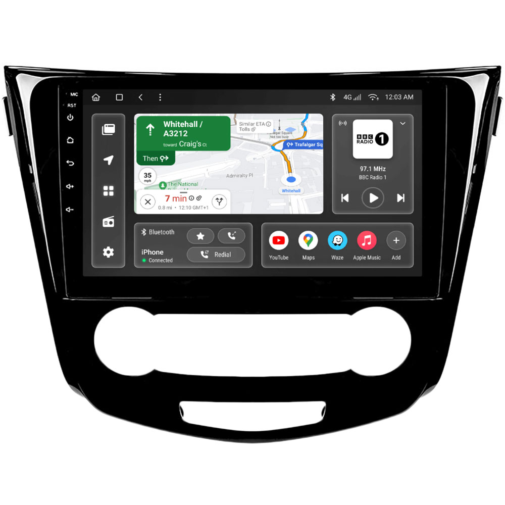 Автомагнітола GAZER T6010-T32/L PRO MAX для Nissan X-Trail 3, Qashqai 2 (42975) Автомагнітола GAZER T6010-T32/L PRO MAX для Nissan X-Trail 3, Qashqai 2 (42975)