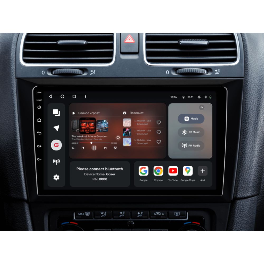 Фото Автомагнітола GAZER T6009-5K PRO MAX (46122)