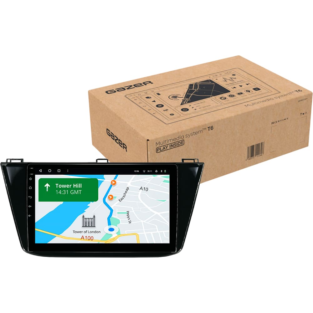 Автомагнитола GAZER T6010-AD/L PRO MAX (46267) Дополнительно CarPlay; Android Auto; Микрофон; Голосовое управление; 4G (LTE); 3G; GPS-модуль; ОЗУ: 6 Гб, Встроенная память: 128 Гб; Разделение экрана; Быстрое пробуждение; Поддержка IPAS; Поддержка PDC; Поддержка TPMS