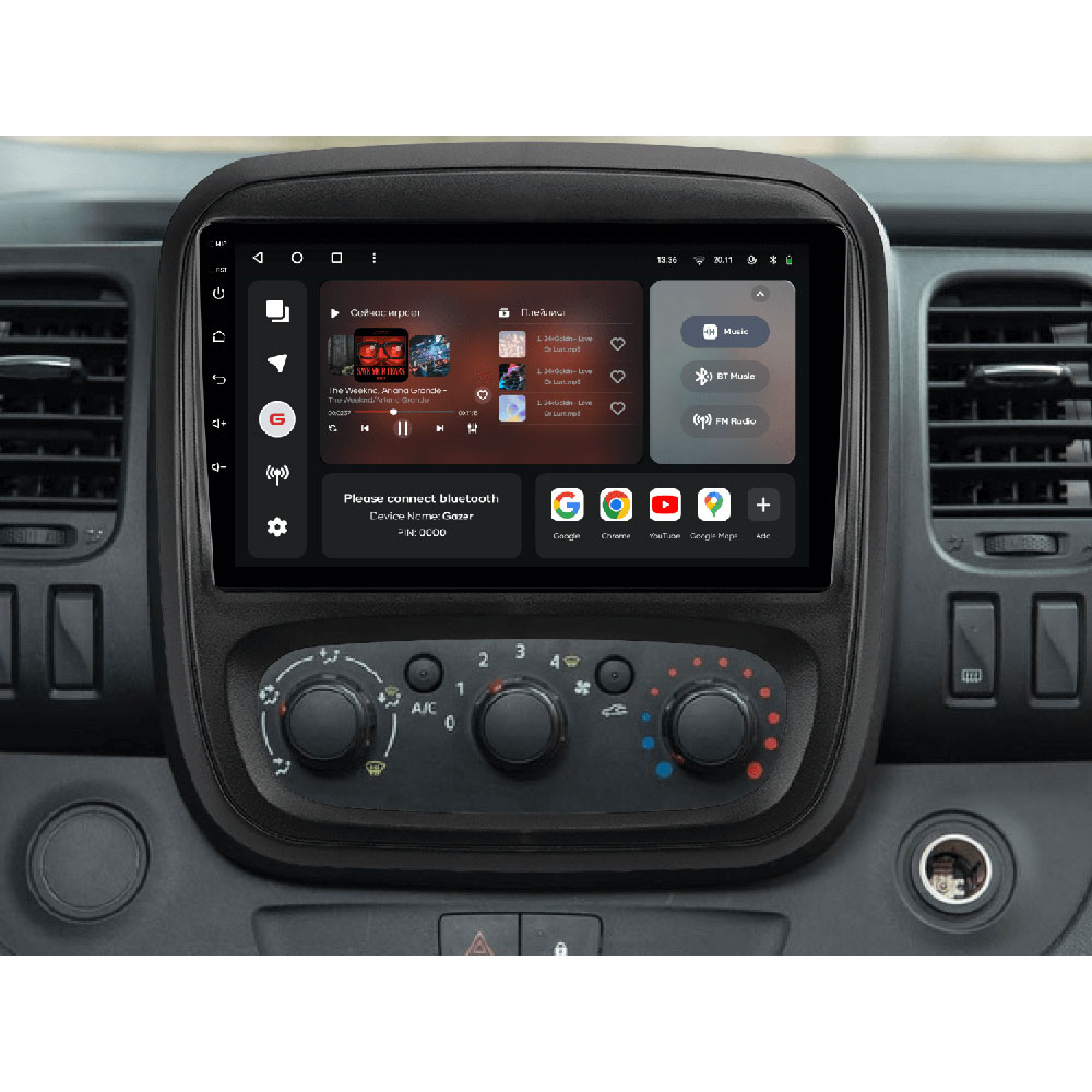 Замовити Автомагнітола GAZER T6009-X82 PRO MAX для Renault Trafic 3 2014-2021 (44455)