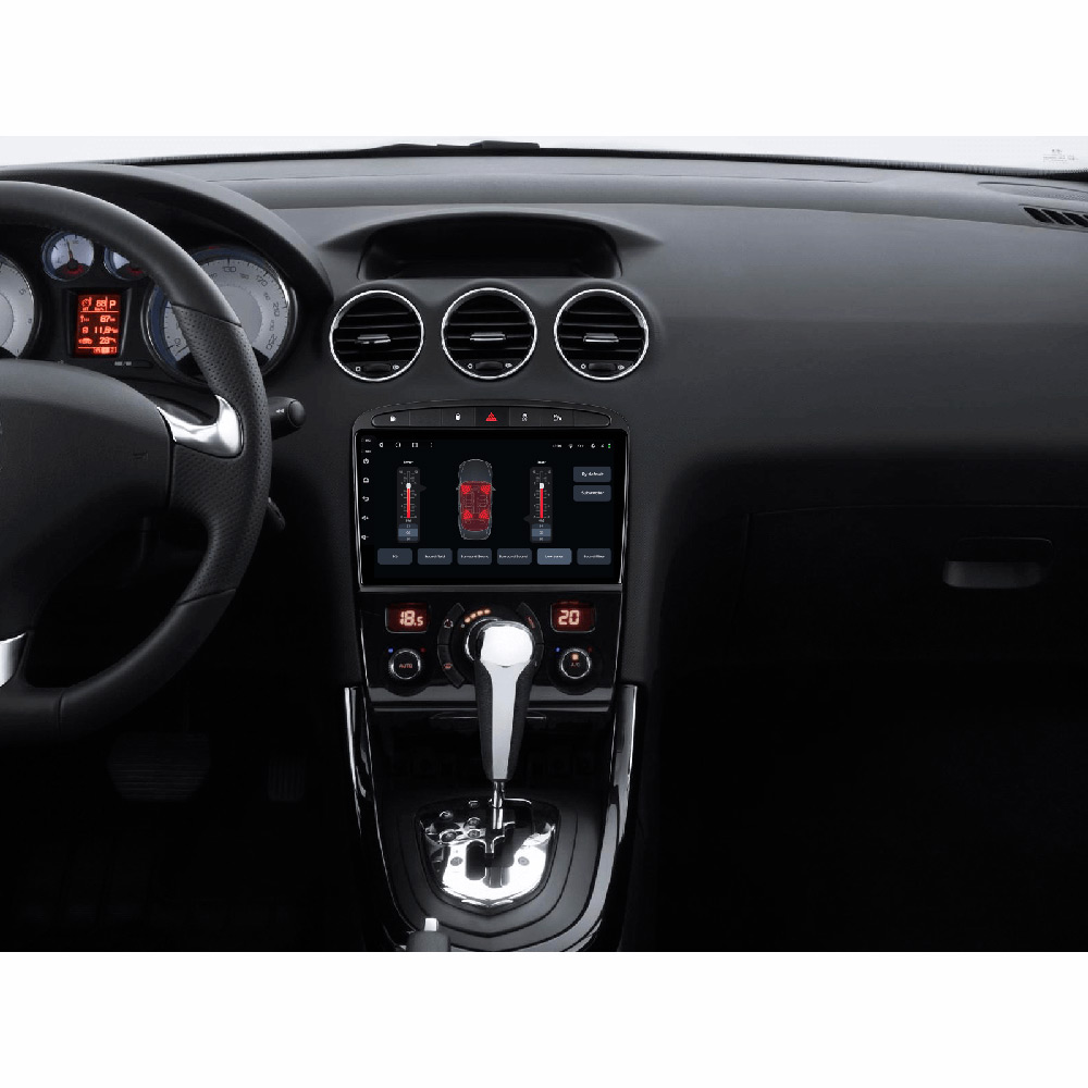 Зовнішній вигляд Автомагнітола GAZER T6009-T7 PRO MAX для Peugeot 408 1 2012-2020, 308 2007-2015 (43510)