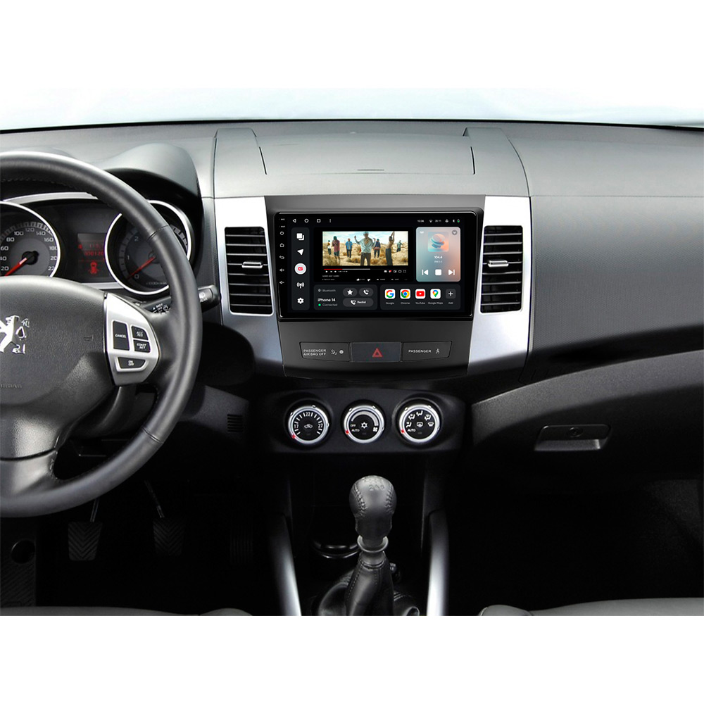 Автомагнітола GAZER T6009-CW/L PRO MAX для Peugeot 4007 2007-2012 (44107) Розмір DIN 2 DIN