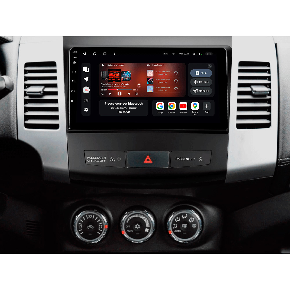 Фото Автомагнітола GAZER T6009-CW/H PRO MAX для Peugeot 4007 2007-2012 (44113)