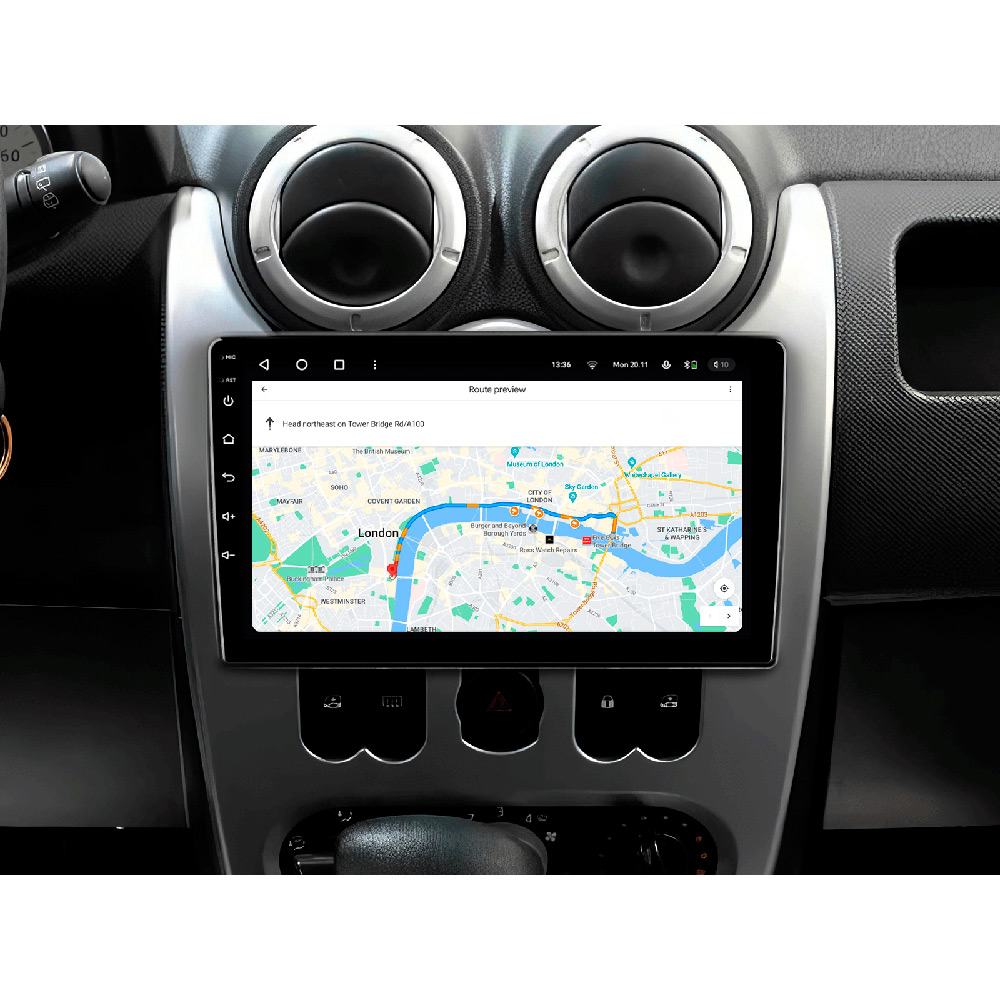 Автомагнитола GAZER T6009-B90 PRO MAX для Renault Logan 1 (B90), Sandero, Dacia Duster (44143) Размер DIN 2 DIN