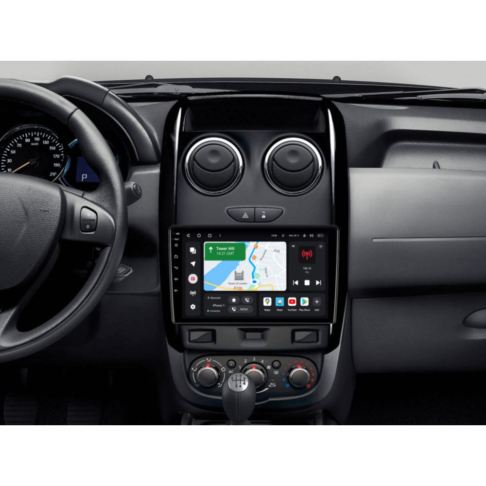 Автомагнітола GAZER T6009-HSF (78066) Додатково CarPlay; Android Auto; Мікрофон; Голосове керування; 4G (LTE); 3G; GPS-модуль