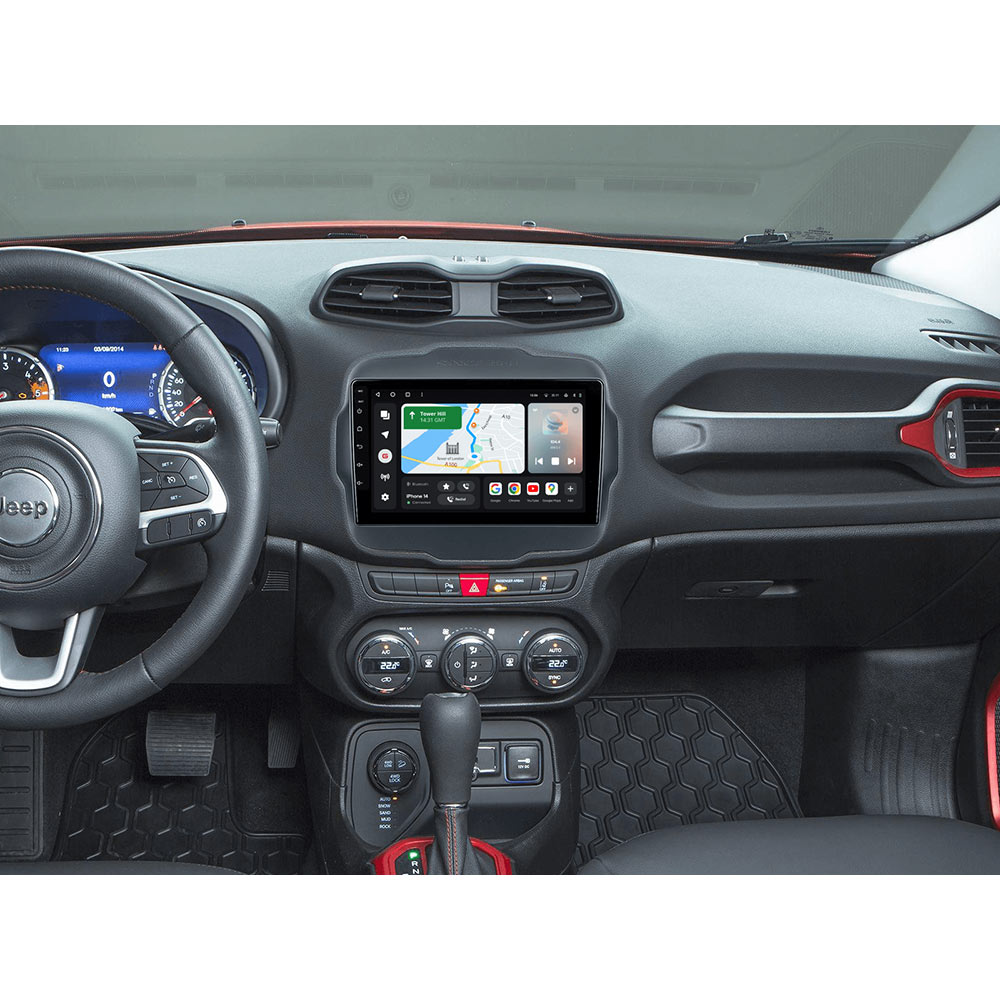 Автомагнітола GAZER T6009-FCA для Jeep Renegade 2014-2018 (77944) Модель автомобіля Jeep Renegade 2014-2018