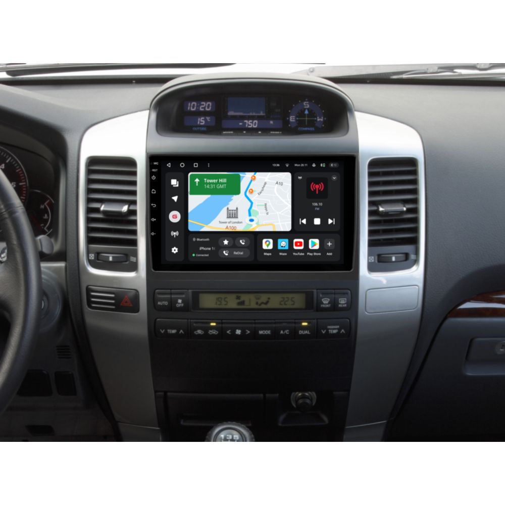Автомагнитола GAZER T6009-J120/L (78080) Модель автомобиля Toyota Land Cruiser Prado 3 (J120)