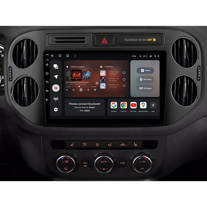 Автомагнітола GAZER T6009-5N (77636) Модель автомобіля Volkswagen Tiguan 1 (5N) 2006-2017