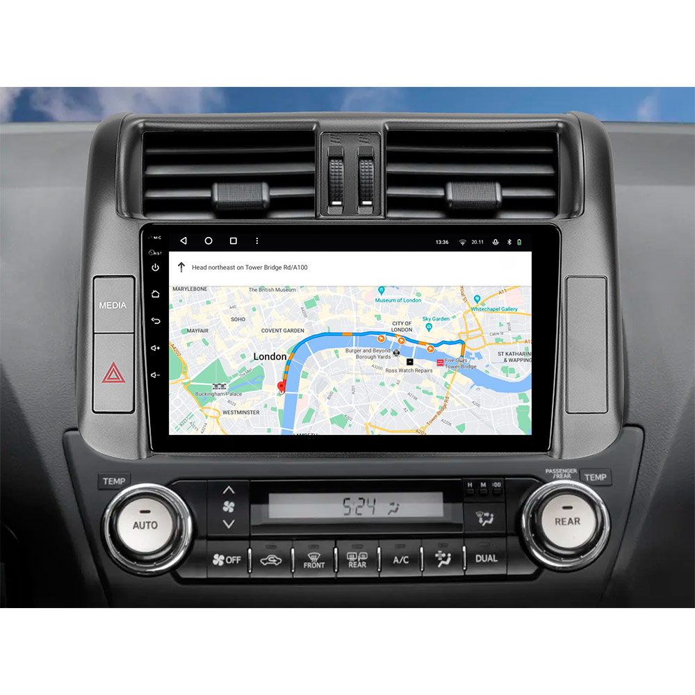 Автомагнитола GAZER T6009-J150/L для Toyota Land Cruiser Prado 4 (J150) 2009-2013 Марка автомобиля Toyota