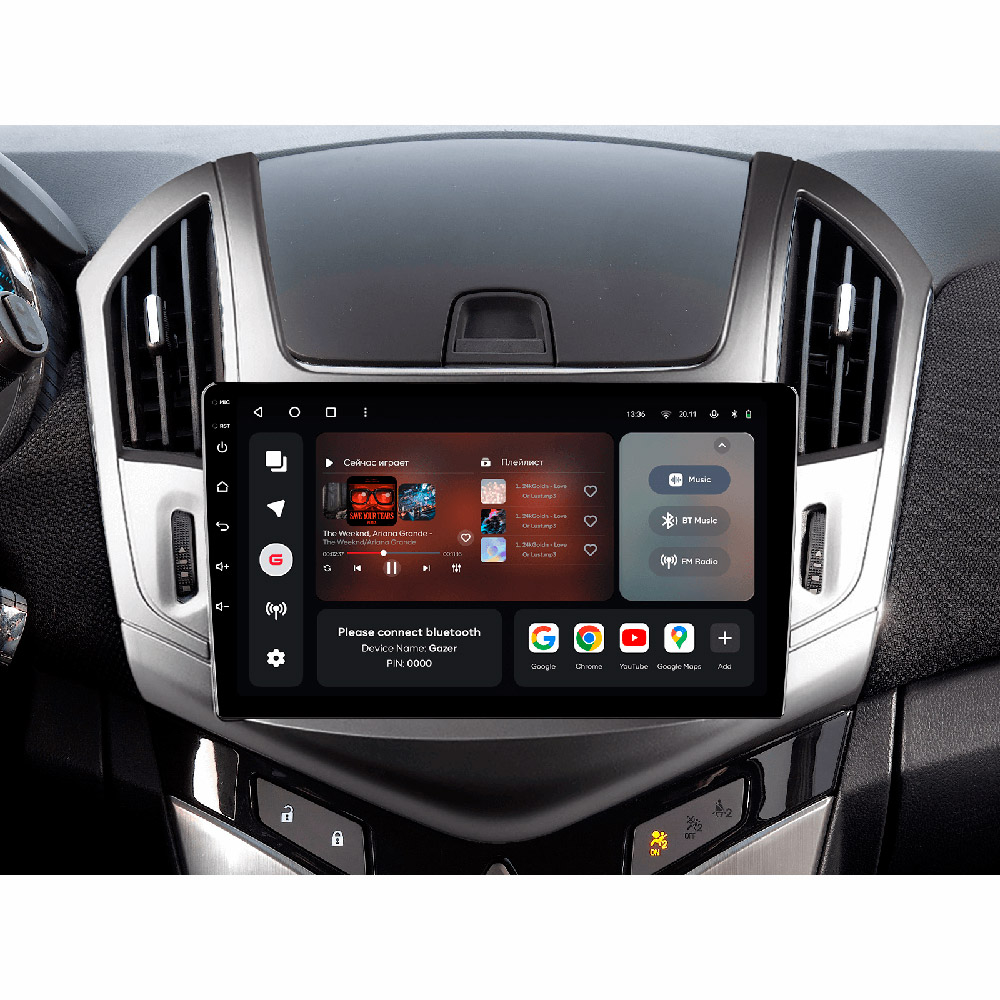 Фото Автомагнитола GAZER T6009-J308 для Chevrolet Cruze (J300, J308) 2012-2015