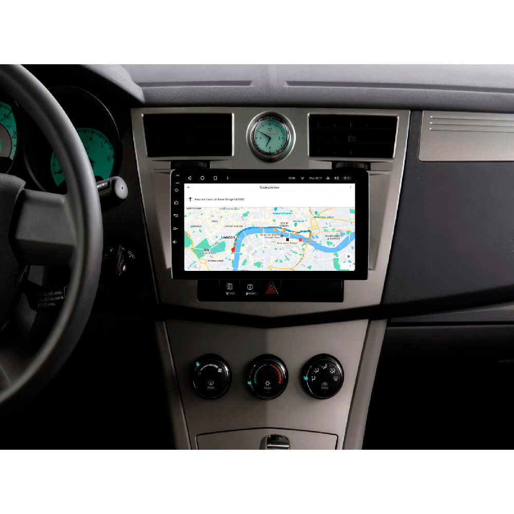 Зовнішній вигляд Автомагнітола GAZER T6009-TRN для Ford Tourneo Custom 1, Transit 2012-2021