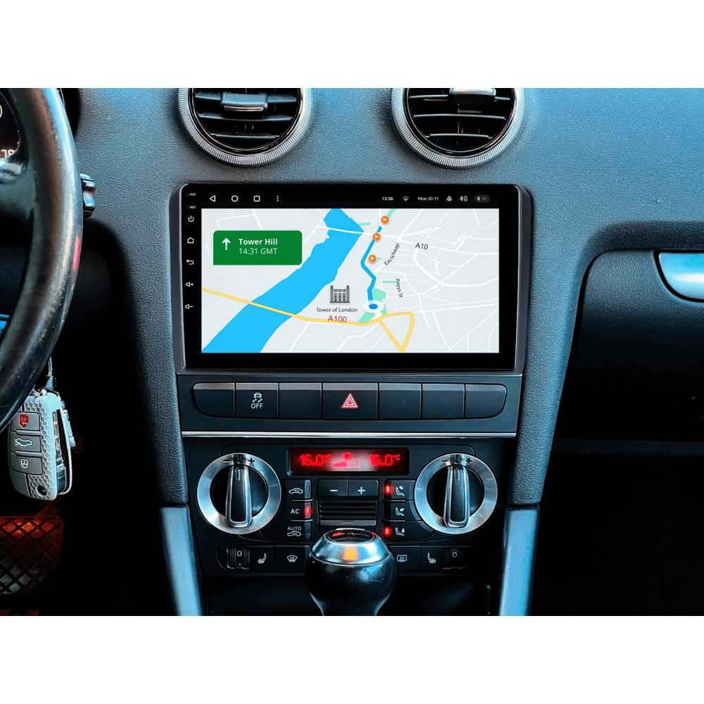 Автомагнітола GAZER T6009-8P для Audi A3 2 2003-2013, S3 2 2006-2012, RS3 1 2011-2012 (77654) Додатково процесор – 8x Core, A55 1.6 GHz, 28 HM; оперативна пам'ять – 2 Гб; внутрішня пам'ять – 32 Гб; чіп підсилювача – TDA7851; цифровий звуковий процесор (DSP) – AKM AK7604VQ; чіп радіоприймача - TDA7708