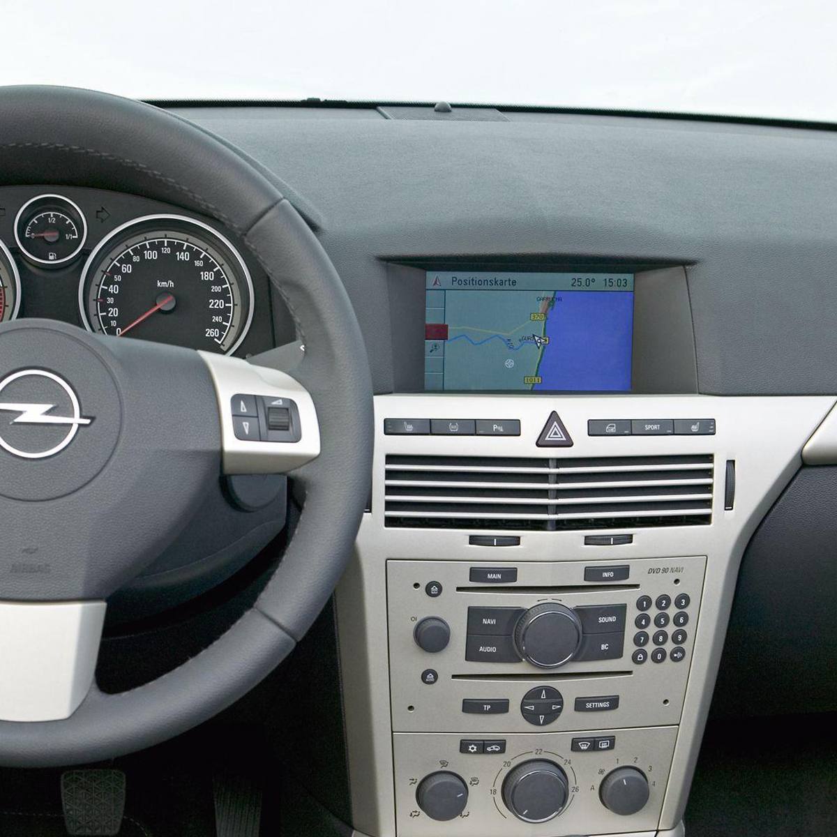 Зовнішній вигляд Автомагнітола GAZER T6009-A04 для Opel Astra H 2006-2014 (77664)