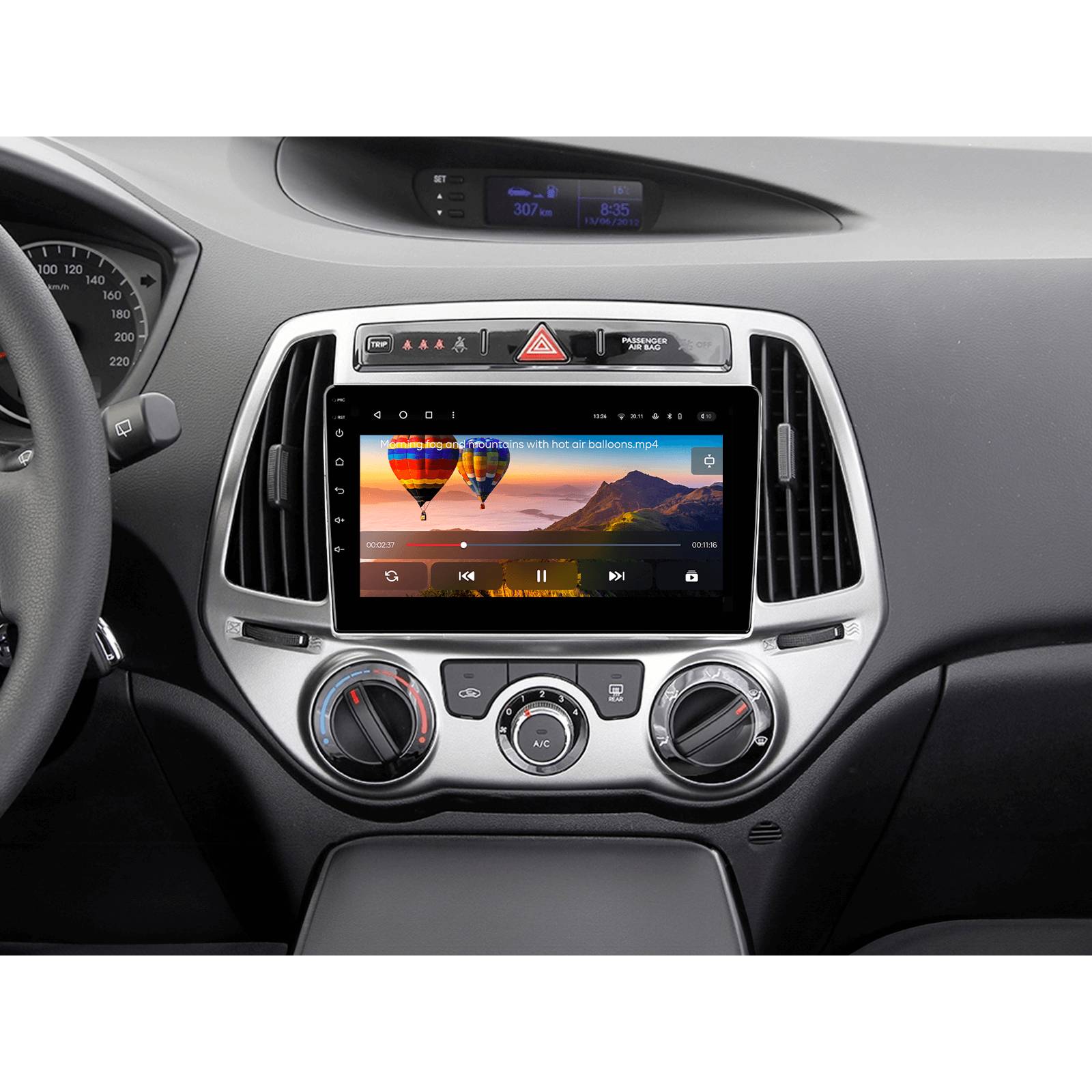 Зображення Автомагнітола GAZER T6009-PB для Hyundai i20 1 PB 2012-2014 (78248)