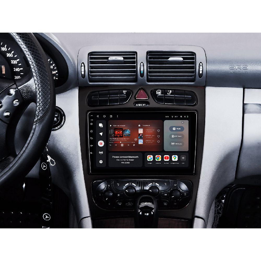 Фото Автомагнитола GAZER T6009-W203 для Mercedes-Benz C-Class (S203, CL203, W203) 2000-2004