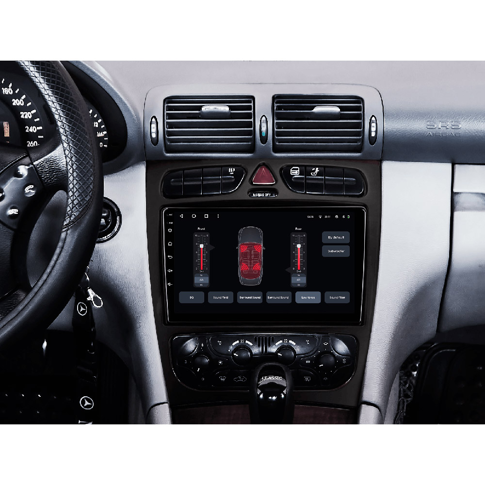 Внешний вид Автомагнитола GAZER T6009-W203 для Mercedes-Benz C-Class (S203, CL203, W203) 2000-2004