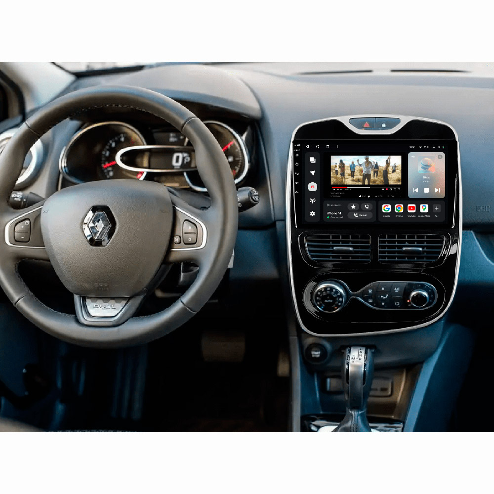 Автомагнитола GAZER T6010-BH для Renault Clio 4 (BH98, KH98) 2012-2015 Размер DIN 2 DIN